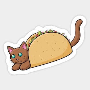 Taco Cat Sticker